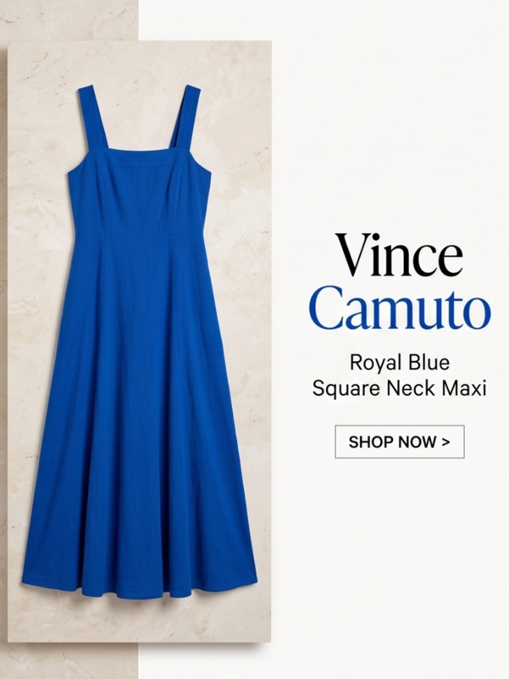 Royal Blue Maxi Dress